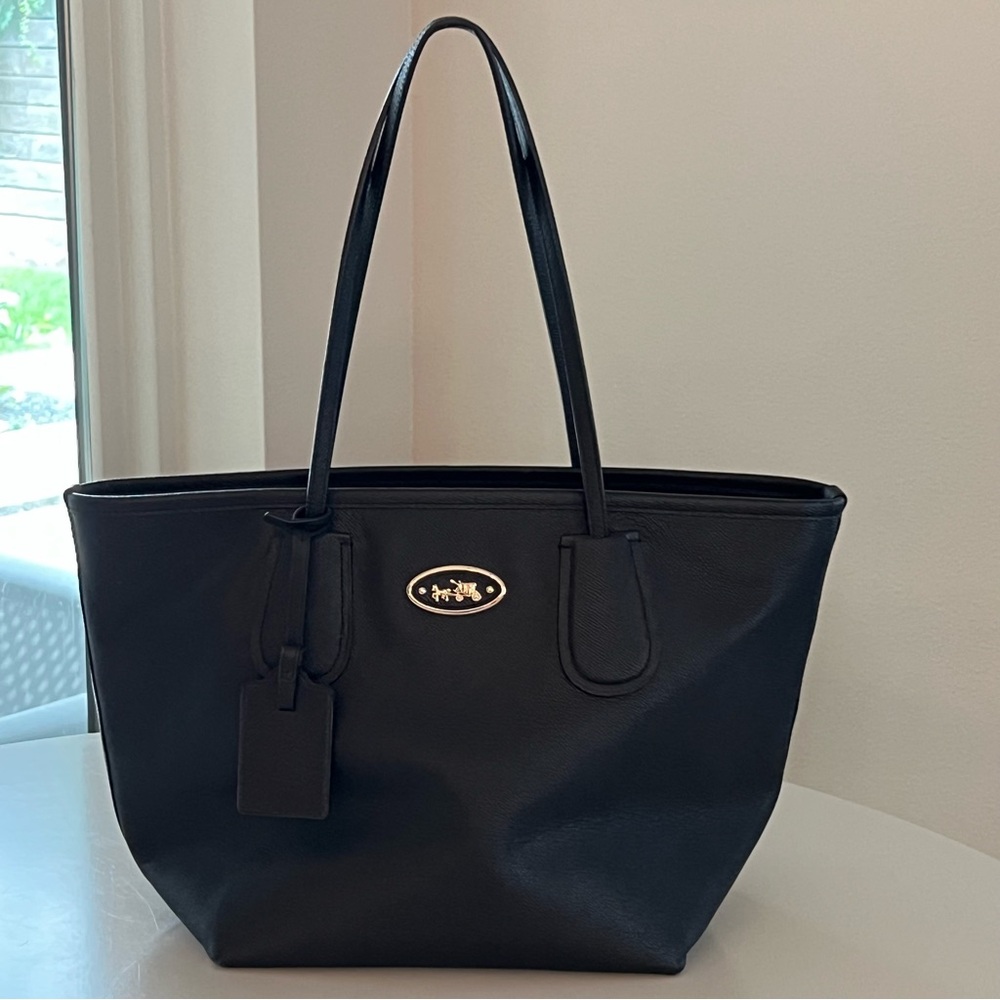 Coach Saffiano Leather City Tote